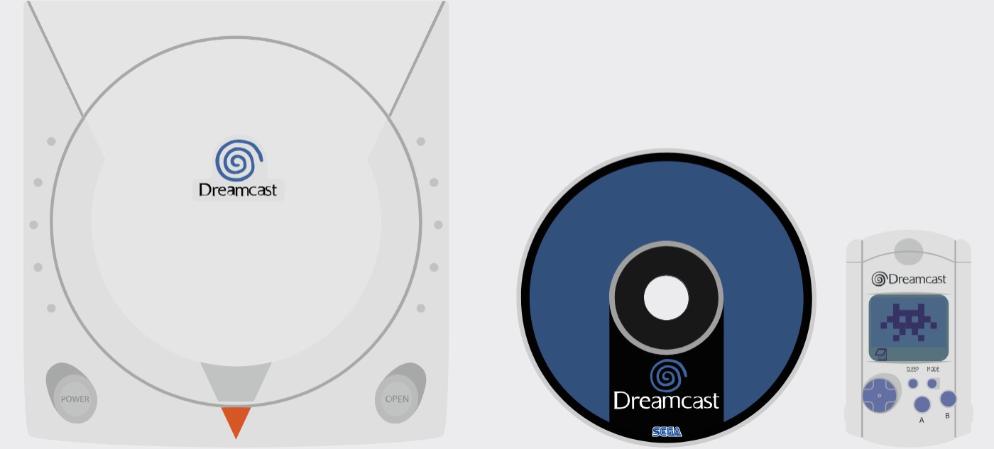 Dreamcast with Mario Kart 64