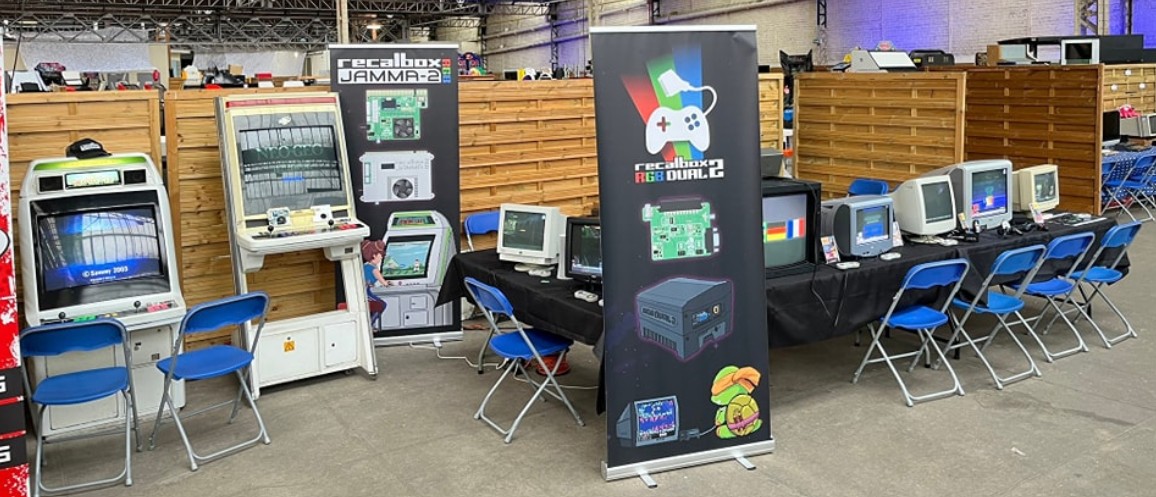 Recalbox stand at HFS where many of you came to visit us