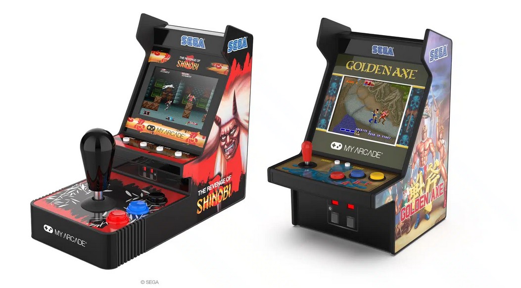 My Arcade and SEGA present their mini arcade terminals